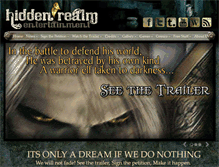 Tablet Screenshot of hiddenrealmentertainment.com